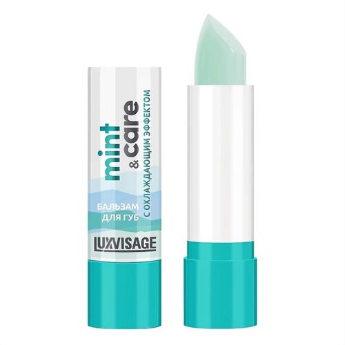 Бальзам для губ Luxvisage Mint & Care, с охлаждающим эффектом, 4.2 г