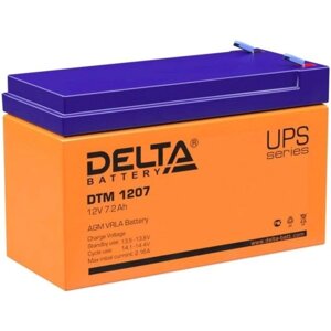 Батарея для ибп delta DTM 1207, 12 в, 7,2 ач