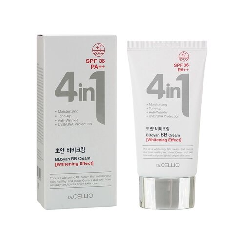 BB-крем для лица Dr. Cellio 4 In 1 Whitening Effect, 50 мл