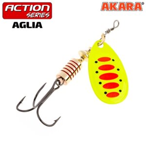 Блесна вращающаяся Akara Action Series Aglia 0, 2.5 г, цвет A33