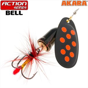 Блесна вращающаяся Akara Action Series Bell 5, 12 г, цвет А8
