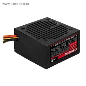 Блок питания aerocool ATX 350W VX-350 PLUS (24+4+4pin) 120mm fan 2xsata RTL