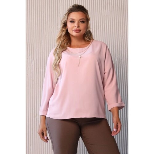 Блуза женская, размер 46, цвет розовый