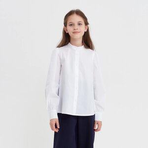 Блузка для девочки MINAKU, цвет белый, рост 134 см