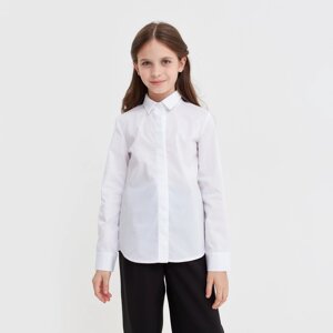 Блузка для девочки MINAKU, цвет белый, рост 140 см