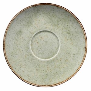 Блюдце Kutahya Porselen Pearl Lima, 12 см, цвет зелёный