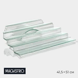 Блюдо стеклянное сервировочное Magistro «Авис», 5 ступеней, 41,55114,5 см