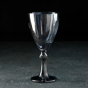 Бокал стеклянный для вина «Бал», 240 мл, 8,518,5 см, цвет серый