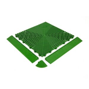 Бордюр для садовой дорожки HELEX, 40 40 1,8 см, зелёный