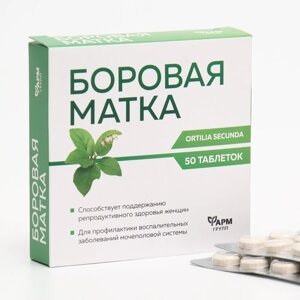 Боровая матка для мочеполовой системы, 50 табл по 500мг