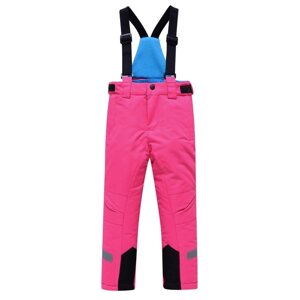 Брюки горнолыжные для девочки, рост 110 см, цвет розовый