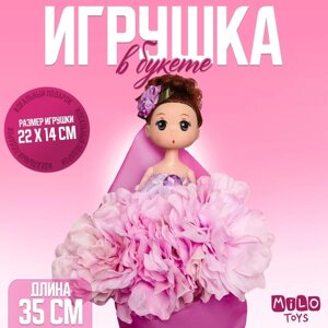 Букет с игрушкой «Кукла Элли»