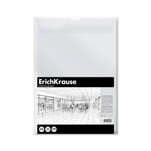 Бумага для черчения А3, 20 листов, блок 200 г/м²ErichKrause "Art", без рамки, в пластиковой папке