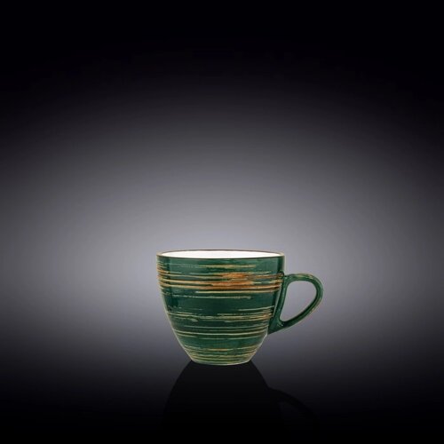 Чашка Wilmax England Spiral, 190 мл, цвет зелёный