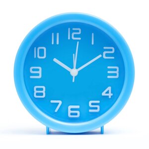 Часы - будильник настольные "Классика", дискретный ход, 10 х 10 см, АА