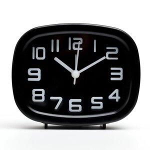 Часы - будильник настольные "Классика", дискретный ход, 10 х 8 см, АА