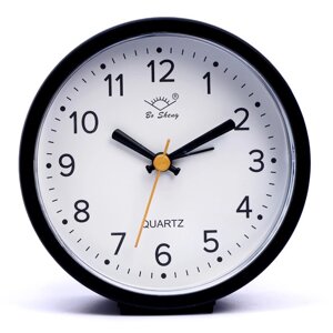 Часы - будильник настольные "Классика", дискретный ход, 12 х 12 см, АА