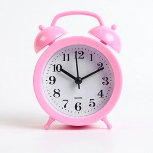 Часы - будильник настольные "Классика", дискретный ход, 12 х 8.5 см, АА