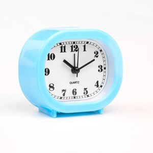 Часы - будильник настольные "Классика" на ножках, дискретный ход, 10 х 8.5 см, АА