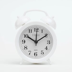 Часы - будильник настольные "Соломон", дискретный ход, 9.8 х 12 см, АА