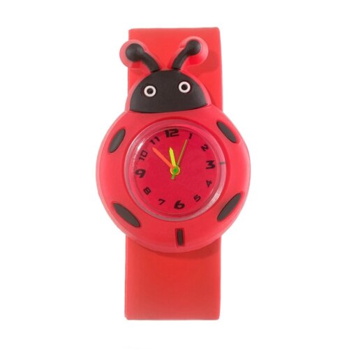 Часы наручные детские "Божья коровка", d-4 см, LR66 (AG4, 377)