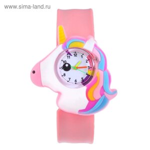 Часы наручные детские "Единорог", d-4 см, LR66 (AG4, 377)