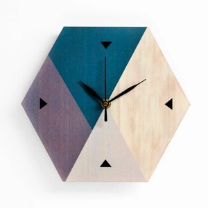 Часы настенные "Геометрия", дискретный ход