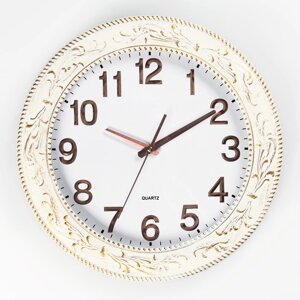 Часы настенные "Грация", d-38 см, дискретный ход