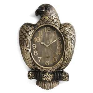 Часы настенные, серия: Животные, "Орел", плавный ход, 1АА, циферблат 29 х 23 см, 39 х 59 см