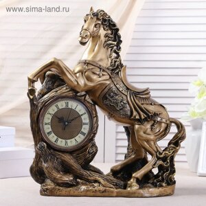 Часы настольные каминные "Конь", 55 х 48 х 22 см