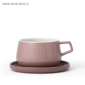 Чайная чашка с блюдцем VIVA Scandinavia Ella, 300 мл, цвет чайная роза