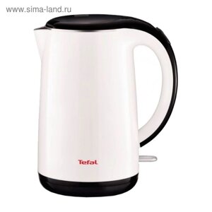 Чайник электрический Tefal KO260130, пластик, 1.7 л, 2150 Вт, бело-черный