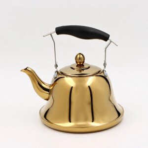 Чайник из нержавеющей стали «Голд», 2 л, 231920 см, цвет золотой