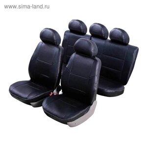 Чехлы модельные Senator Atlant экокожа Renault Logan 2004-2013 5 подгол., чёрный