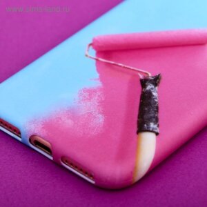 Чехол для телефона iPhone 7 «Раскрась», soft touch 6.5 14 см