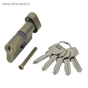 Цилиндр стальной MARLOK ЦМВ 60-5К англ. ключ/вертушка, цвет бронза