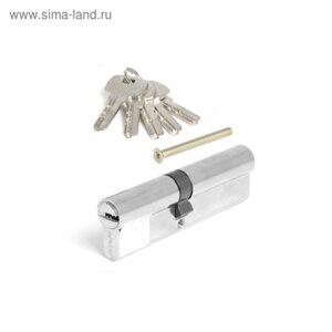 Цилиндровый механизм Apecs SM-100(45/55) NI, перфорированный ключ, цвет никель