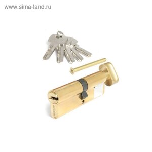 Цилиндровый механизм Apecs SM-90-C-G, ключ-вертушка, перфорированный, цвет золото