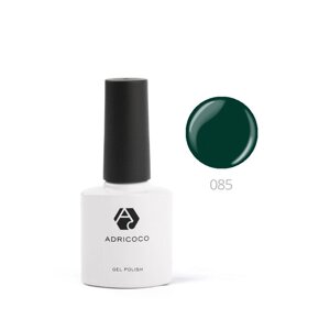 Цветной гель-лак Adricoco,085 зелёный, 8 мл