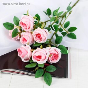 Цветы искусственные "Роза Септима" 5х65 см, розовый
