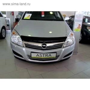 Дефлектор капота темный OPEL ASTRA 2004-2016, NLD. sopast0412