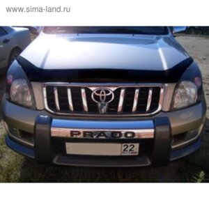 Дефлектор капота темный toyota LAND cruiser PRADO 2001-2008, NLD. stolcp0112