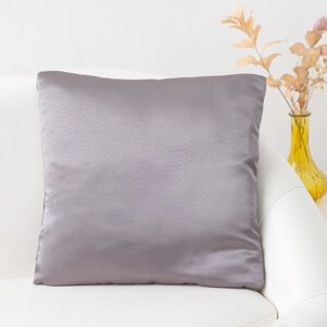 Декоративная подушка «Этель» 4040 см, Дамаск PEWTER SOLID