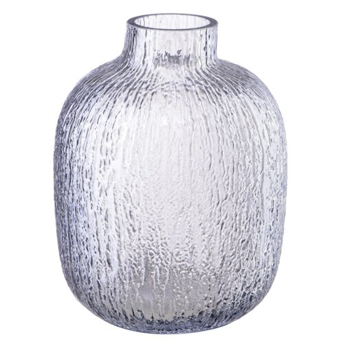 Декоративная ваза из цветного стекла, 170170230 мм, цвет голубой