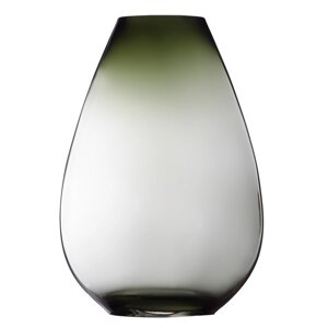 Декоративная ваза из дымчатого стекла, 20,712,430,5 см, цвет серый