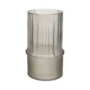 Декоративная ваза из комбинированного стекла, 111111180 мм, цвет серый