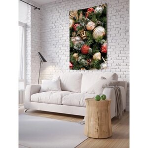Декоративное панно с фотопечатью «Праздничное украшение», вертикальное, размер 100х150 см