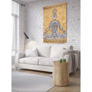 Декоративное панно с фотопечатью «Сила медитации», вертикальное, размер 100х150 см