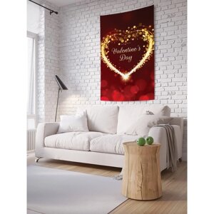 Декоративное панно с фотопечатью «Сияние сердца», вертикальное, размер 100х150 см