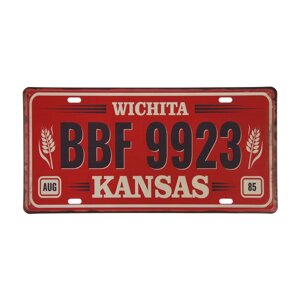Декоративный номерной знак, "Канзас", 3015 см